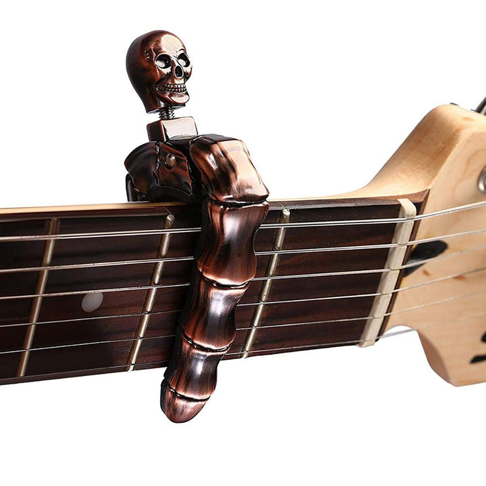 Musical Instrument Ukulele - Guitar Capo Skull Capo for Acoustic