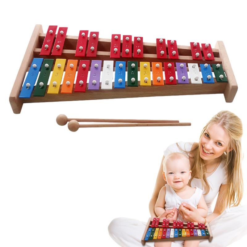 Musical Instrument Xylophone - 27 Note Xylophone Hand Bell Colorful