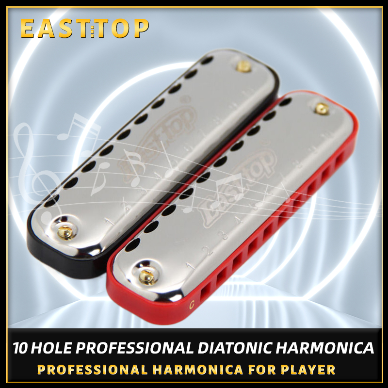 Musical Instrument Reed - EASTTOP Kèn Harmonica Blues Harp Khóa