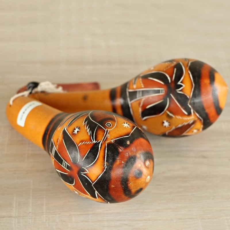 Musical Instrument Africa - Africa Maraca Children Wooden Musical Maracas