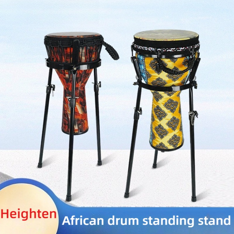 Musical Instrument Djembe - Heighten African Drum Stand Adjustable Bold