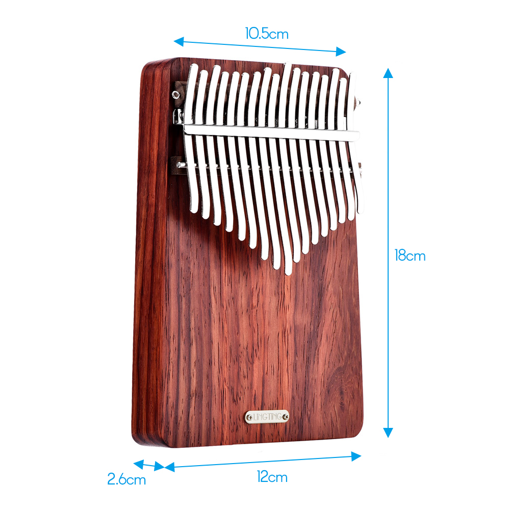 LINGTING 17 keys Kalimba Porta - đánh giá và giá Musical Instrument Africa
