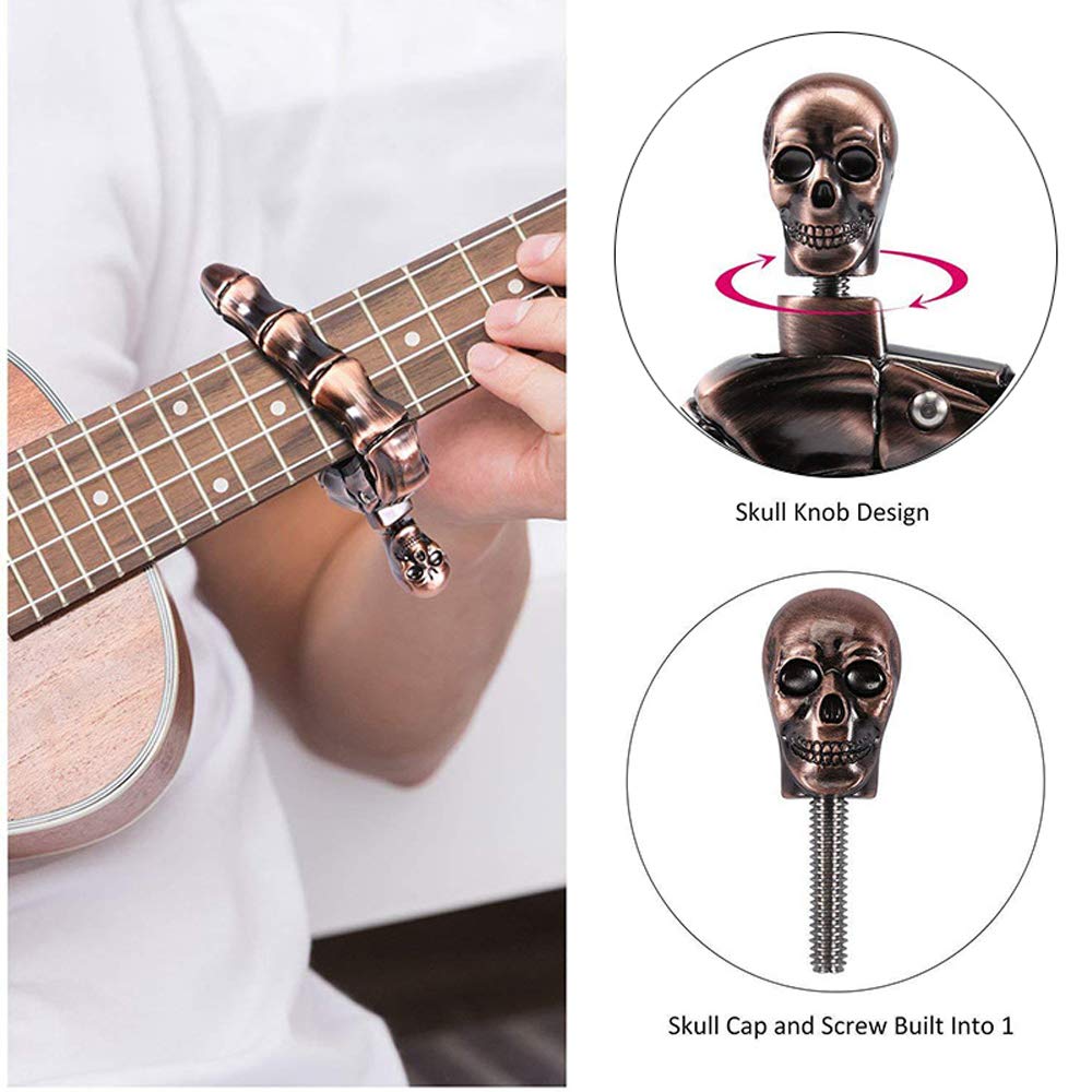 Guitar Capo Skull Capo for Aco - đánh giá và giá Musical Instrument Ukulele