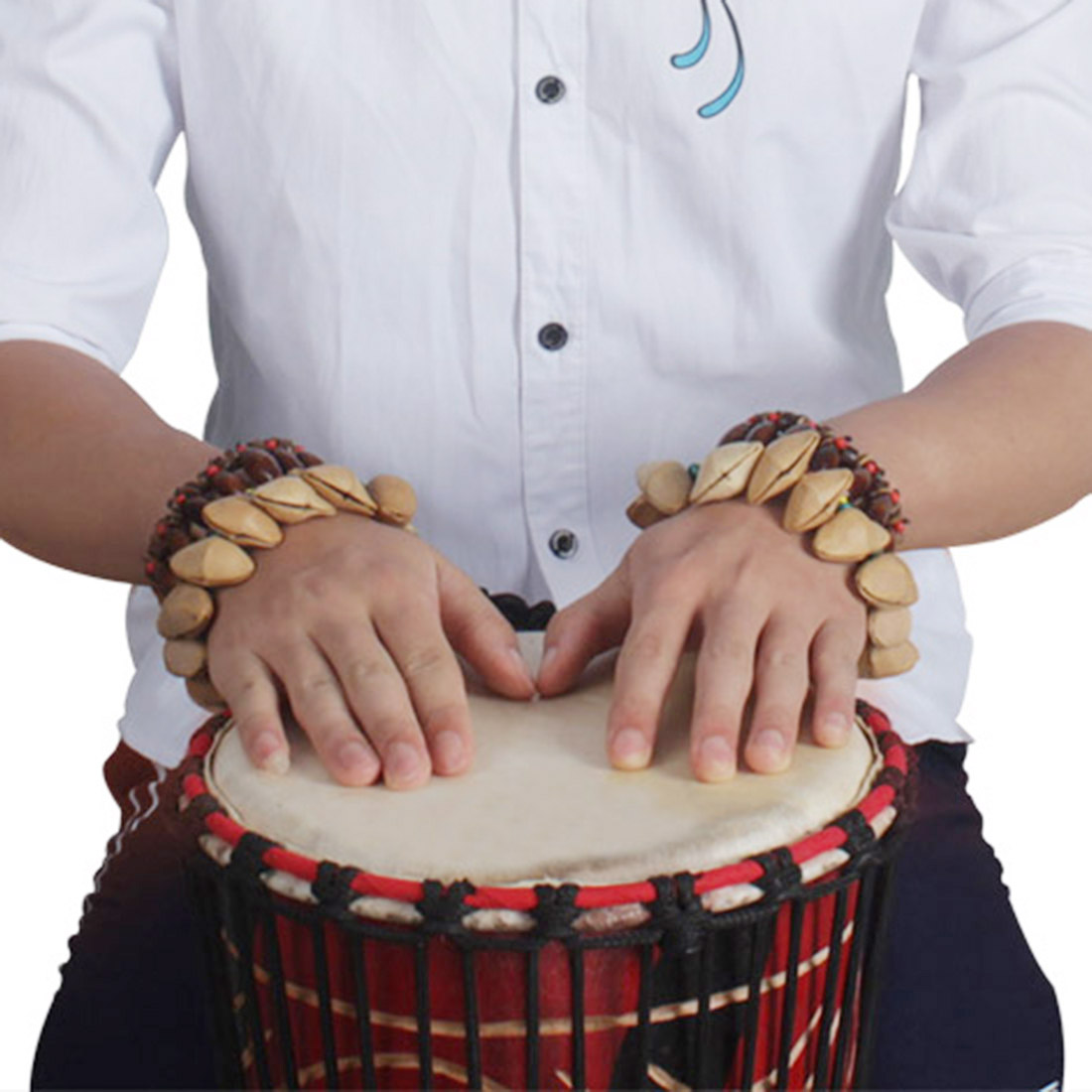 IRIN Nuts Shell Handbell Brace - đánh giá và giá Musical Instrument Djembe