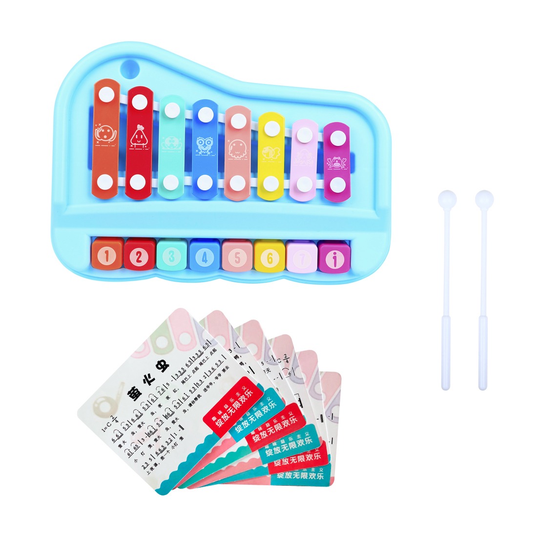 SY-73 Kids Xylophone 8 Note Gl - đánh giá và giá Musical Instrument Xylophone