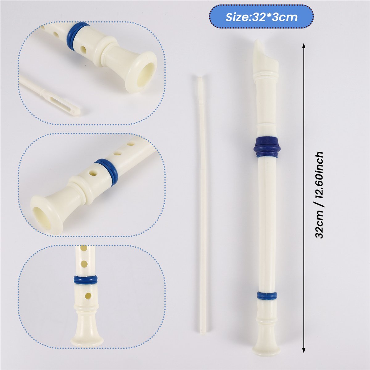 ABST Music Instrument 6 Holes  - đánh giá và giá Musical Instrument Recorder