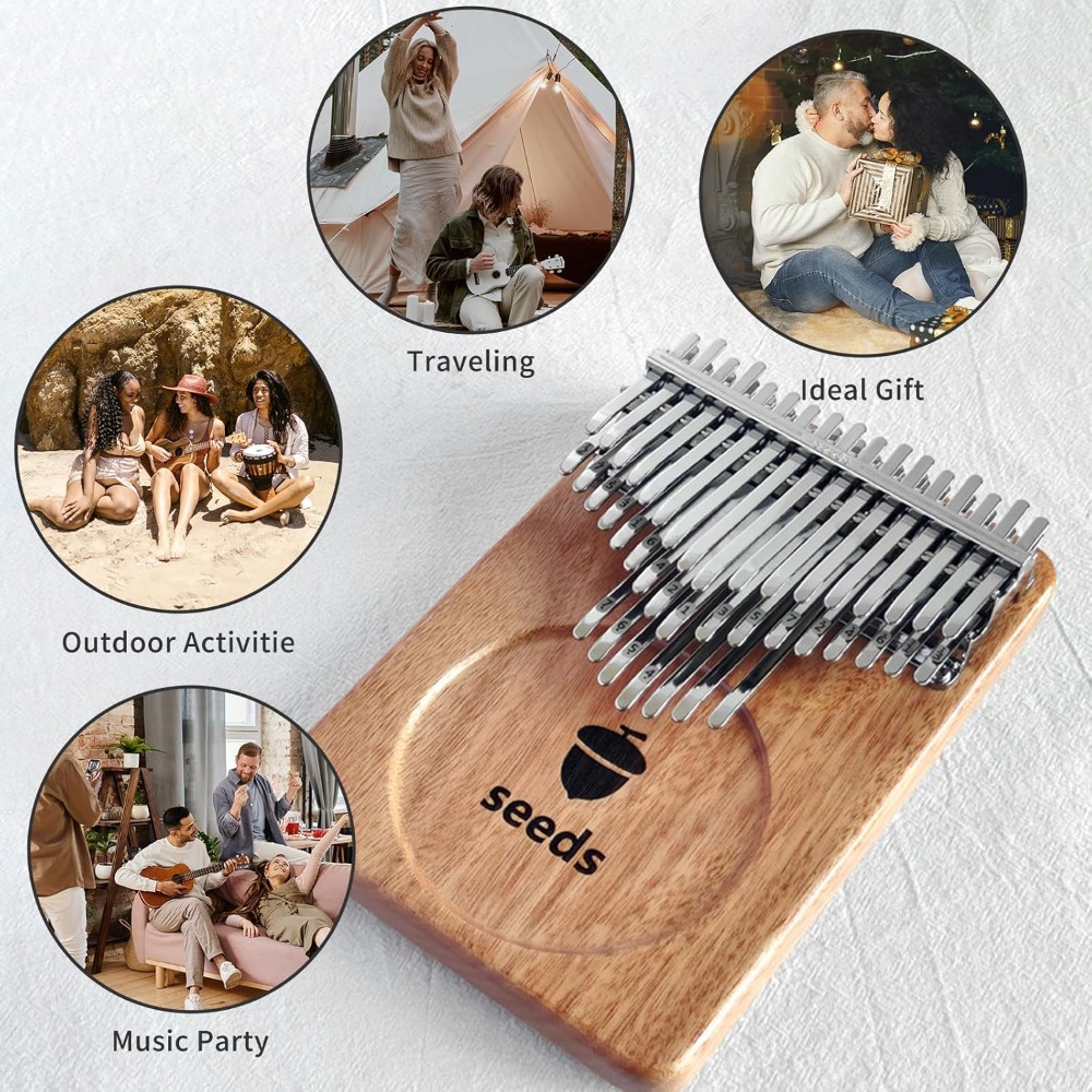 Seeds 41 Keys Chromatic Kalimb - đánh giá và giá Musical Instrument Tabla
