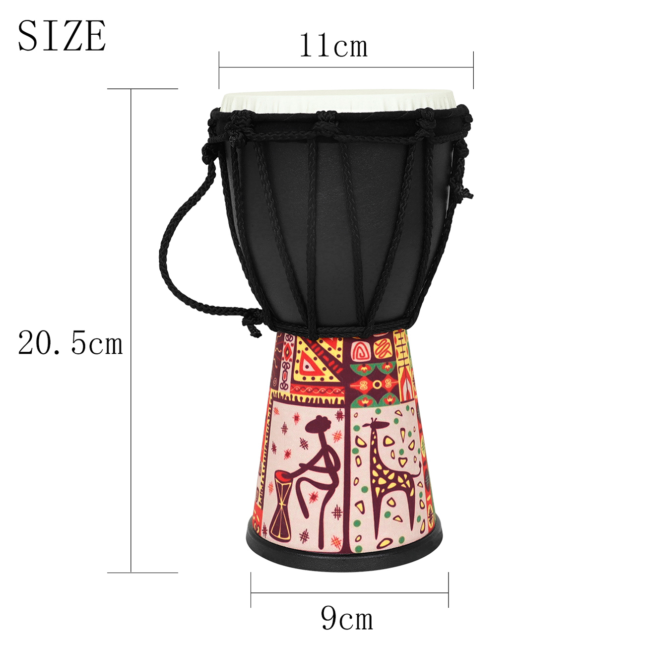 African Drum 4 Inch Handmade T - đánh giá và giá Musical Instrument Africa