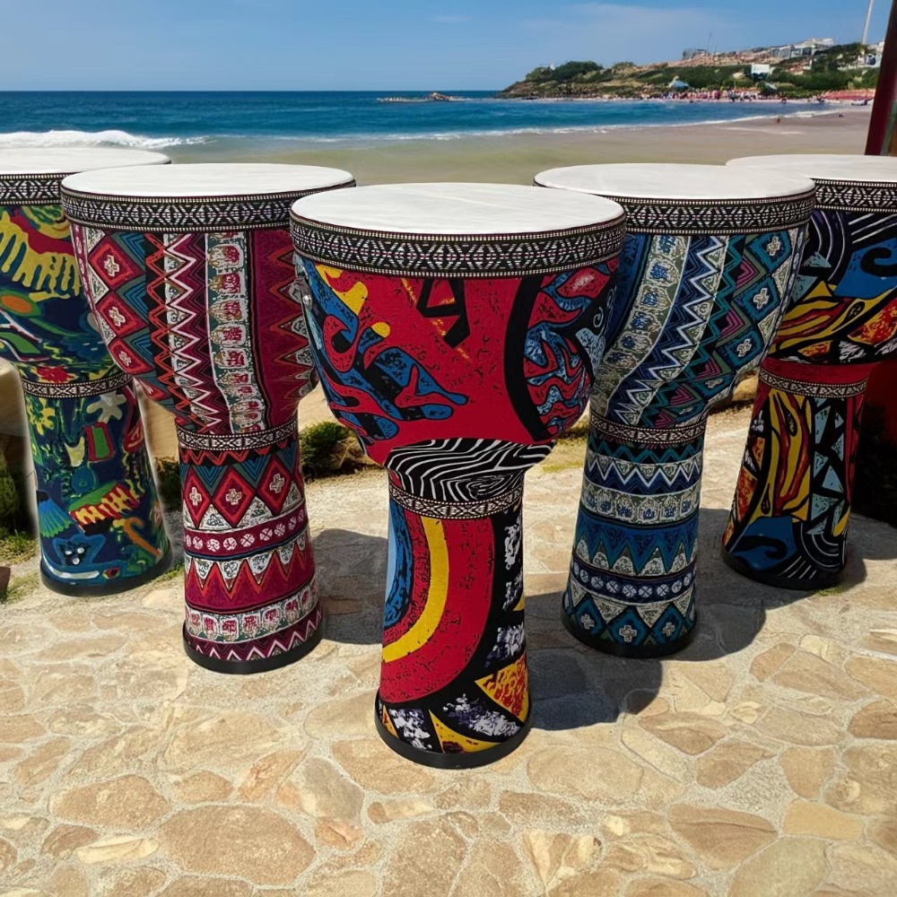 Portable 8.5 Inch African Djem - đánh giá và giá Musical Instrument Djembe