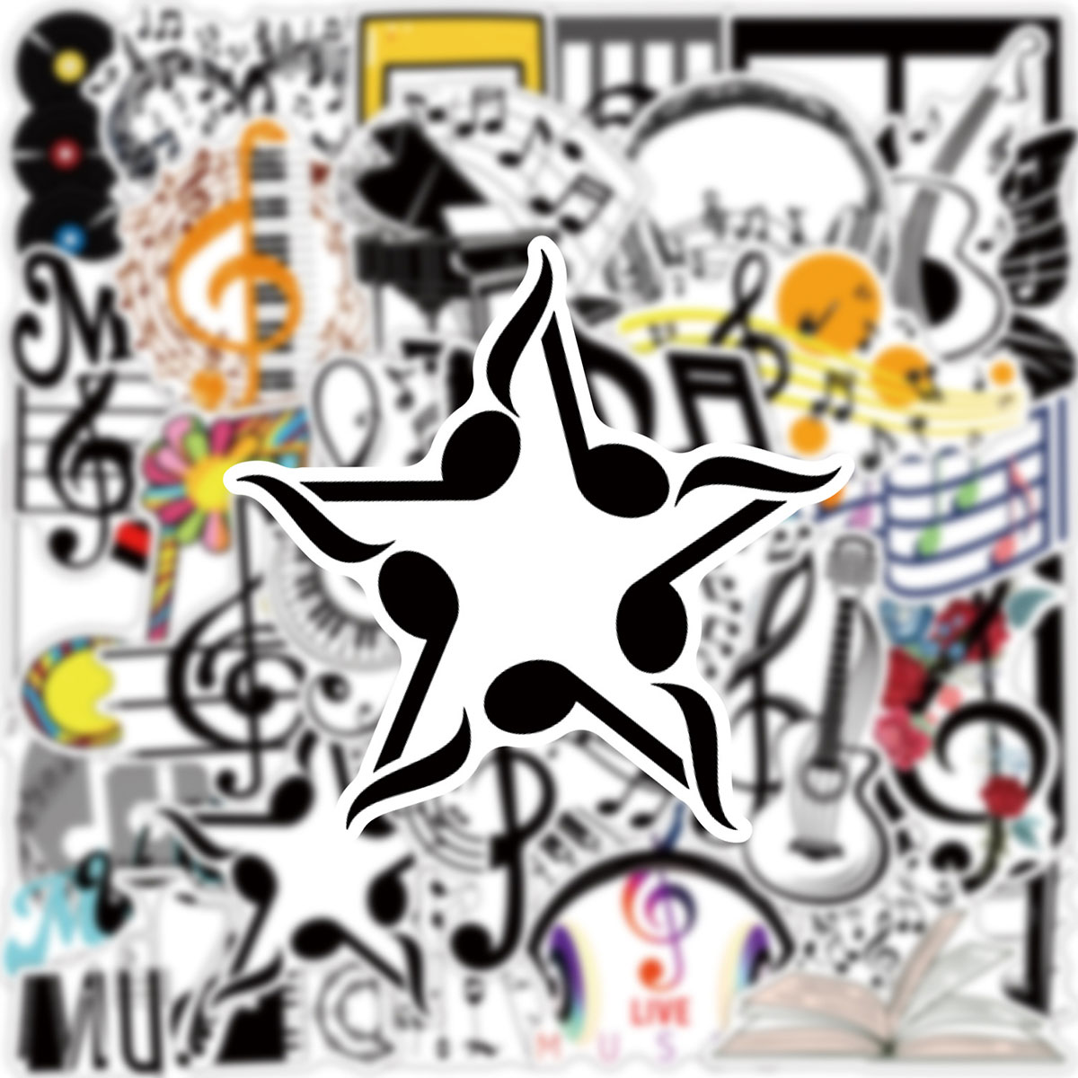 50 Music-Themed Stickers with  - đánh giá và giá Musical Instrument Tabla