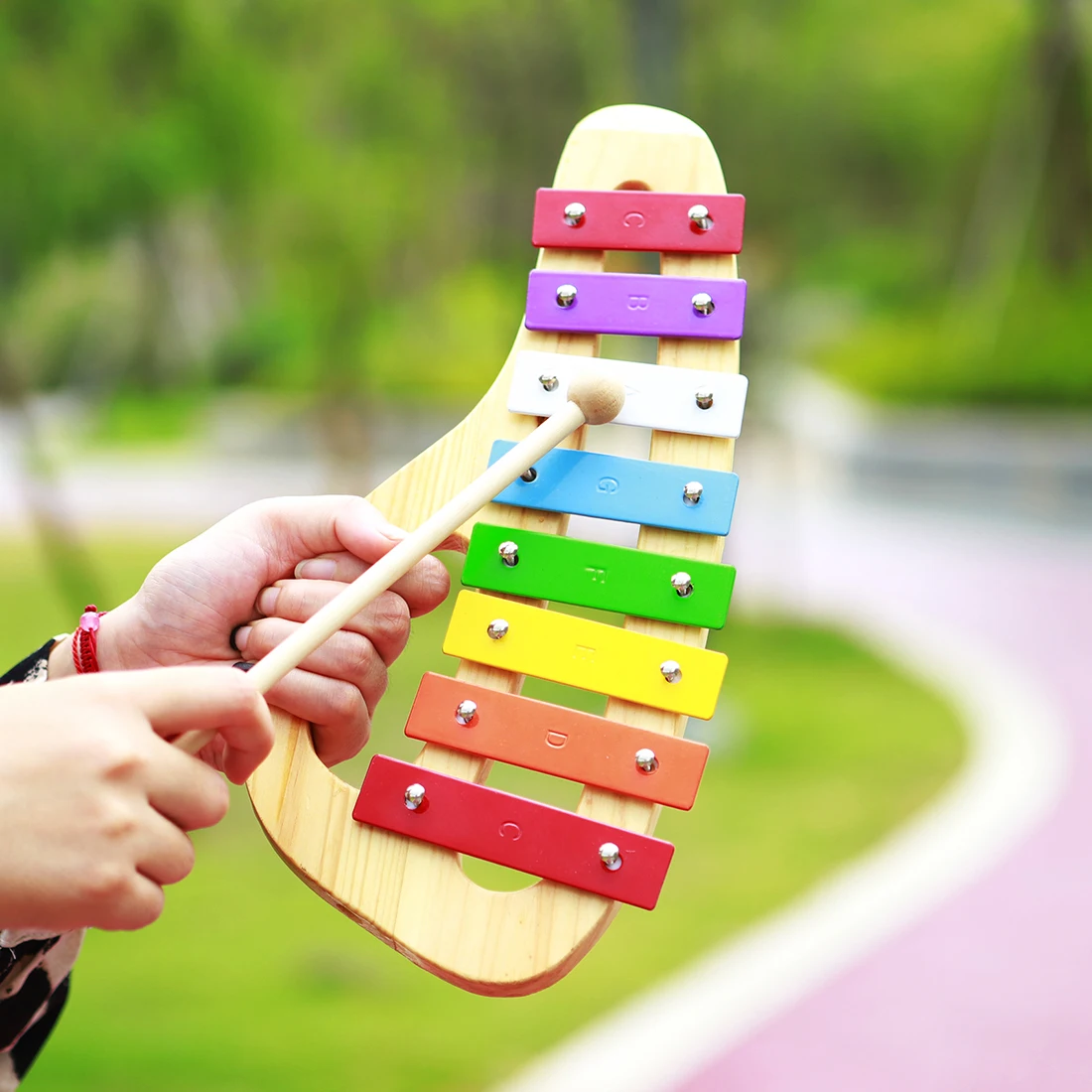8-Tone Rainbow Xylophone, Meta - đánh giá và giá Musical Instrument Xylophone