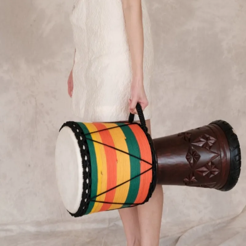 12 Inch Djembe Mahogany Africa - đánh giá và giá Musical Instrument Djembe