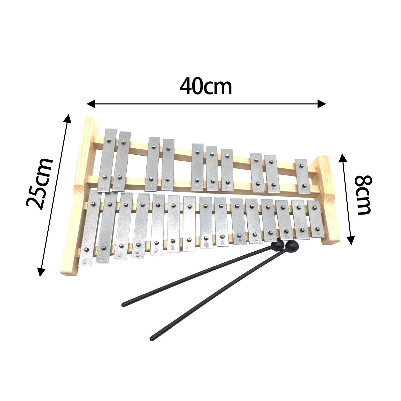 25 Notes Metal Keys Xylophone  - đánh giá và giá Musical Instrument Xylophone