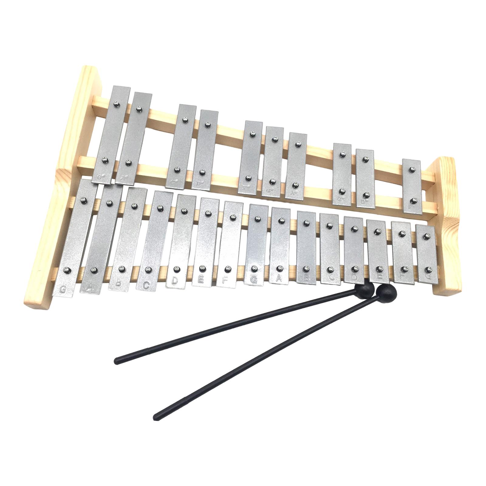 25 Notes Metal Keys Xylophone  - đánh giá và giá Musical Instrument Xylophone