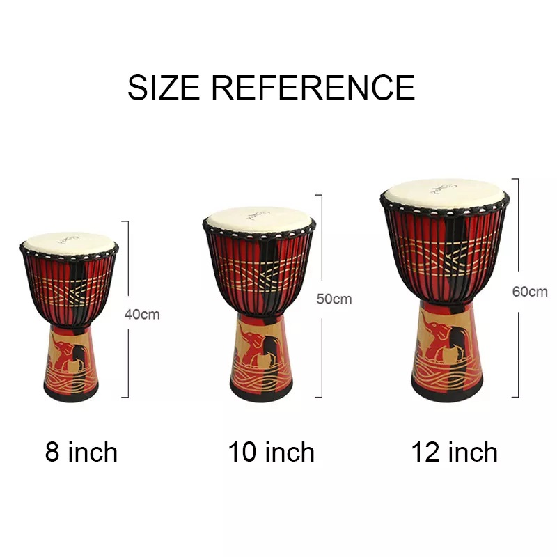 Adult Size12 Inch African Djem - đánh giá và giá Musical Instrument Djembe