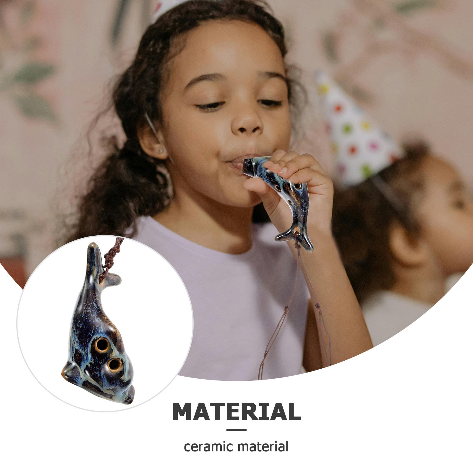 6 Holes Portable Ceramic Ocari - đánh giá và giá Musical Instrument Easy To Learn For Adults